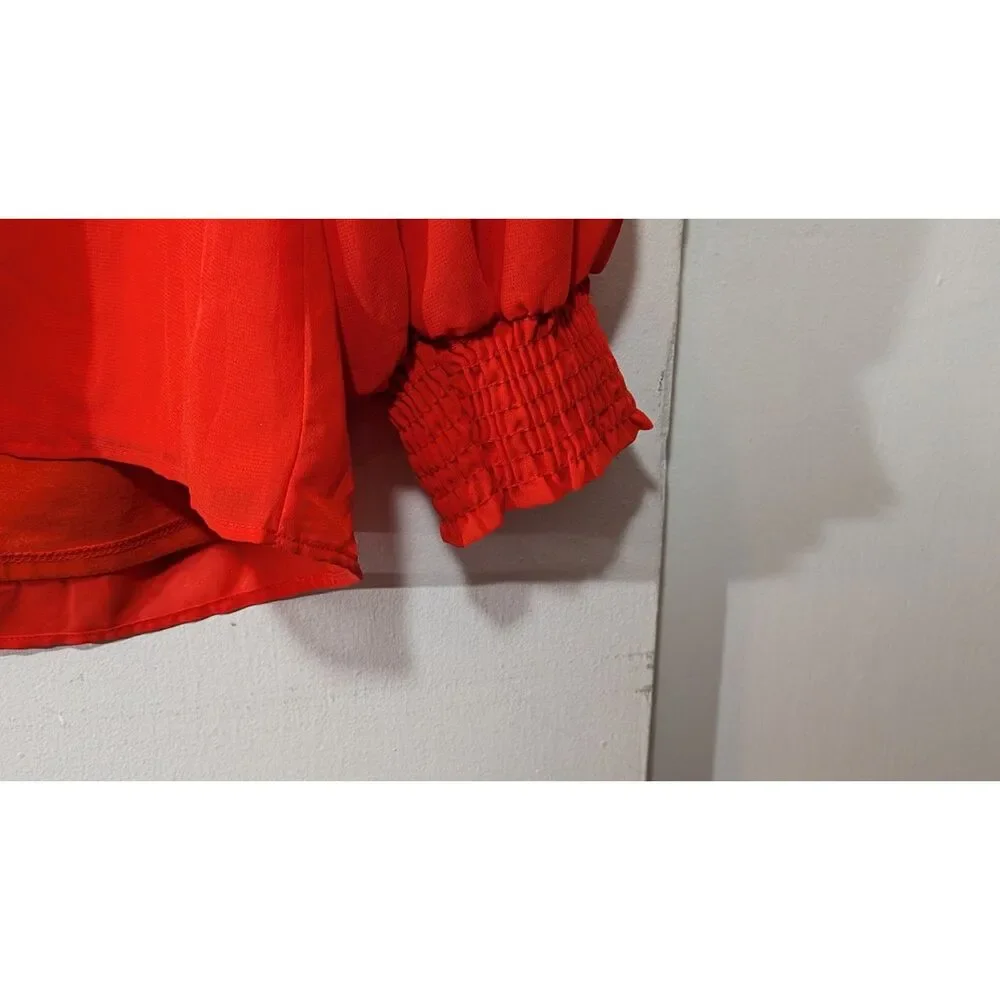 Perseption Concept mock neck blouse sz. Med.